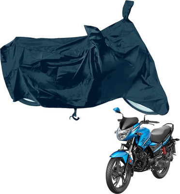 RiderShine Waterproof Two Wheeler Cover for Hero(Glamour Programmed FI BS6, Black)