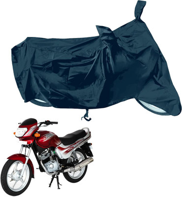 RiderShine Waterproof Two Wheeler Cover for TVS(Victor GLX, Black)