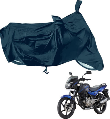 RiderShine Waterproof Two Wheeler Cover for Bajaj(Pulsar 150 DTS-i, Black)