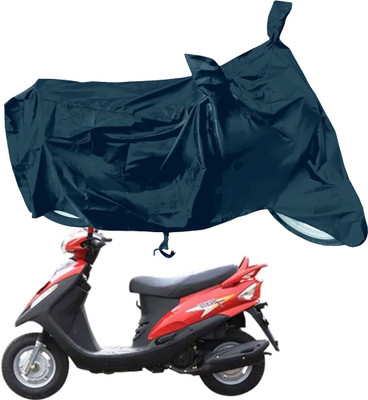 RiderShine Waterproof Two Wheeler Cover for Mahindra(Flyte, Black)