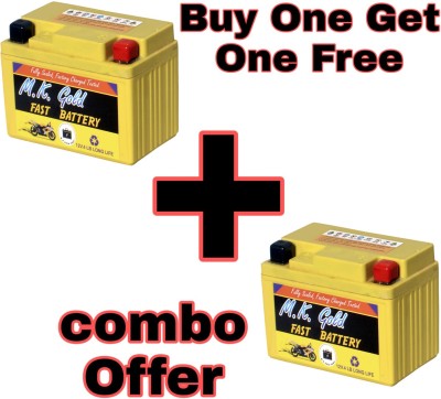 MK Gold Fast MKG BT-009B-Combo 12 Ah Battery for Bike