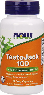 Now Foods Testojack 100 Male Performance Formula, 60 vcaps(60 Capsules)