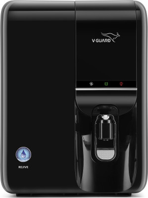 V-Guard Rejive UV+UF with Stainless Steel Storage Tank 5 L UV + UF + SS Water Purifier (Blue Black)