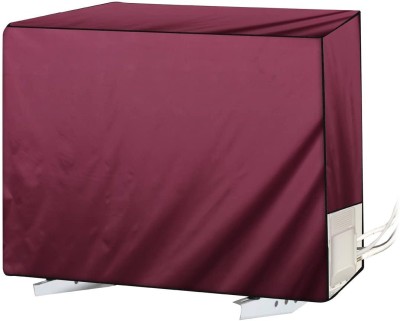 Lala Maneet Air Conditioner  Cover(Width: 88.9 cm, Maroon)