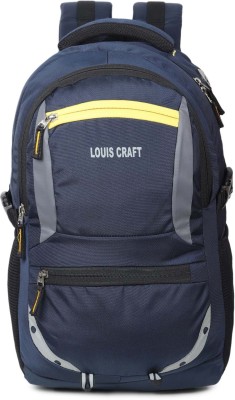 Louis Craft Large Laptop Backpack with Rain Cover 35L Men/Women(Black) 35 L Backpack(Blue)