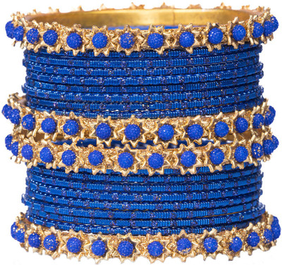 Mamon Creations Alloy Gold-plated Bangle Set(Pack of 20)