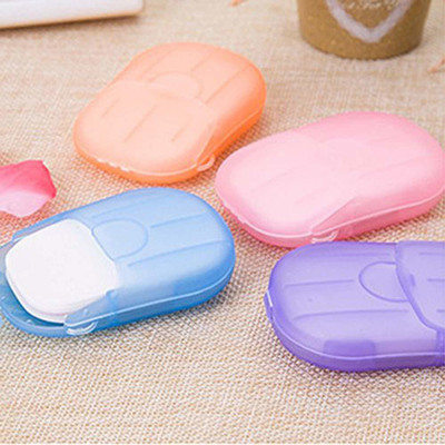 ActrovaX Travel Paper Soap Sheets Basic Cleaning Paper Soap Boxes-X49