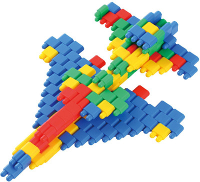 Kids Mandi 250 Pcs Bullet Blocks Different Shape Educational Construction Engineering Set(Multicolor)