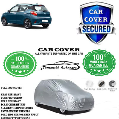 Tamanchi Autocare Car Cover For Hyundai Grand i10 Nios Sportz Petrol(Silver)