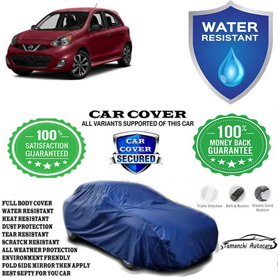 Tamanchi Autocare Car Cover For Nissan Micra INHR(Blue)