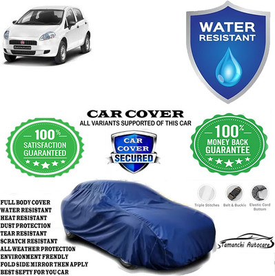 Tamanchi Autocare Car Cover For Fiat Punto Pure 1.3L Advanced Multi-Jet(Blue)