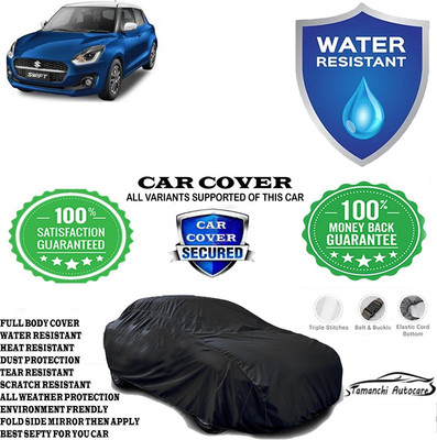 Tamanchi Autocare Car Cover For Maruti Suzuki Swift LXI Option SP Limited Edition(Black)