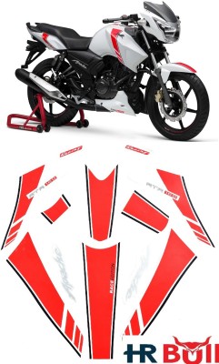 HRBull Sticker & Decal for Bike(Multicolor, Red, Black)