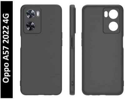 Bodoma Back Cover for Oppo A57 2022, Oppo K10 5G, Oppo A77, Oppo A77s, Realme Narzo 50 5G(Black, Grip Case, Silicon, Pack of: 1)