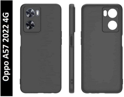 Bodoma Back Cover for Oppo A57 2022, Oppo K10 5G, Oppo A77, Oppo A77s, Realme Narzo 50 5G(Black, Grip Case, Silicon, Pack of: 1)