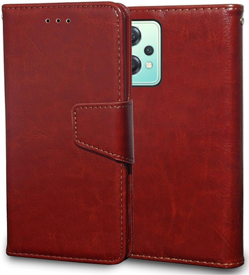 Unistuff Flip Cover for OnePlus Nord CE 2 Lite 5G(Brown, Dual Protection, Pack of: 1)