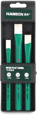 MALFAH ENTERPRISES HANBON 922103 FLAT CHISEL SET 3PCS Paring Chisel Set