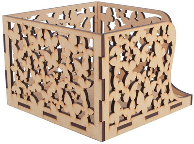 YIXT 1 Compartments wooden desk organizer(Brown)