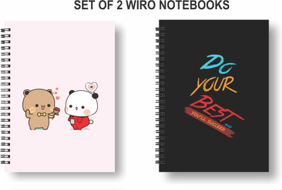 Papco Notebooks A5 Diary Ruled 144 Pages(Multicolor, Pack of 2)
