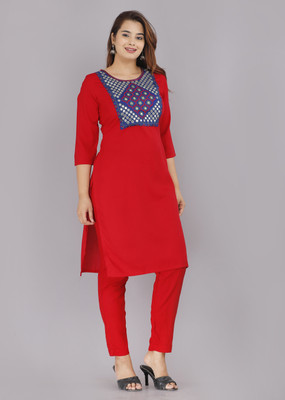 SUBH LAXMI Women Kurta Pant Set