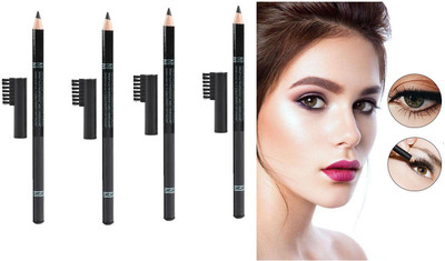 SEUNG Waterproof Long Lasting Perfect Eyebrow Pencil With Comb Eye Brow(BLACK)