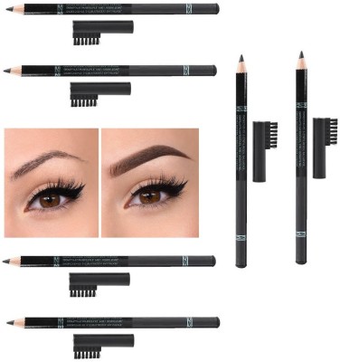 SEUNG Eyebrow Pencil, Eye MakeUp 7.8Gm Pack of 46(BLACK)