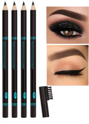 GFSU Eyebrow Pencil Smudge Proof & Long Lasting Pencils(Black)