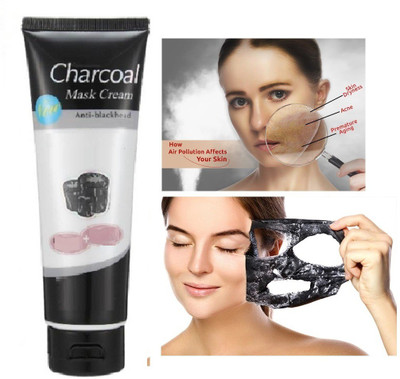 Yuency Charcoal Peel Off Mask Face Mask for All Skin Types Blackhead Remover Mask(130 ml)