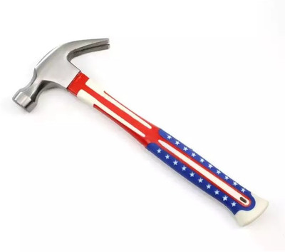 ADAWAT Hammer for Woodworking Automatic Nail Suction Hammer Multifunction Non-slip Shockproof Steel Hammer Curved Claw Hammer Curved Claw Hammer(0.4 kg)