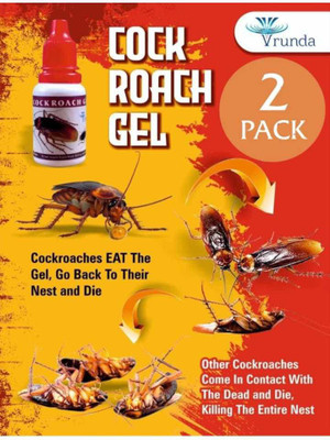 vrunda ULTIMATE COCKROACH (GUARANTEED EFFECT POWERFULL GEL 20GM PACK OF 2(2 x 20 g)