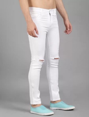 spenze Slim Men White Jeans