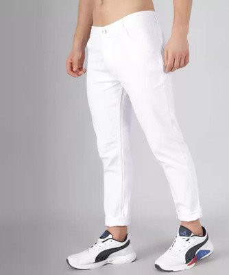 spenze Slim Men White Jeans