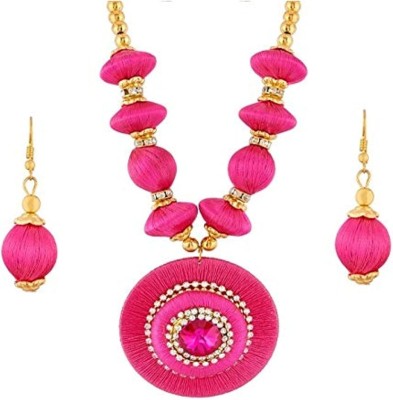 saaho Dori Pink Jewellery Set(Pack of 1)