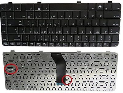 TechSonic 455264-001 456624-131 6037B0022506 9J.N8682.Q06 MP-05586GB-930 NAK-H5Q0F Laptop Keyboard Replacement Key