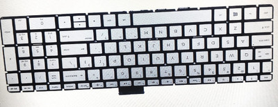TechSonic 15-CS 15-CS0025CL 15-CS0041NR 15-CK074NR 15-CB071NR Series with Backlit, Silver Laptop Keyboard Replacement Key