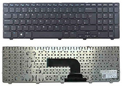 TechSio Inspiron 15 3521 3537 15v-1316 15R 3521 15R Latitude 3540 Vostro 2521 Series Internal Laptop-size Laptop Keyboard Compatible with Desktop, Laptop, Mac(Black)