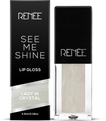 Renee See Me Shine Lip Gloss - Lady In Crystal(2.5 ml, Lady In Crystal)