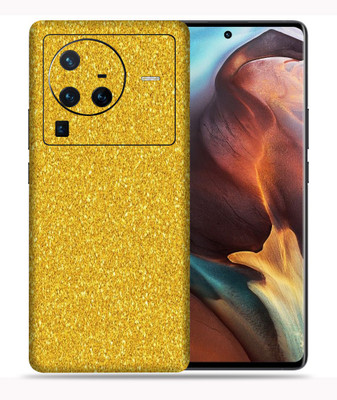 OggyBaba Vivo X80 Pro 5g, Glitter Golden Mobile Skin(Multicolor)
