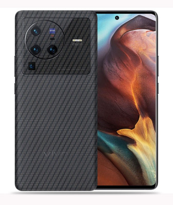 OggyBaba Vivo X80 Pro 5g, Carbon Fiber Transparent Mobile Skin(Transparent)