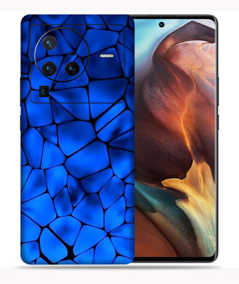 OggyBaba Vivo X80 Pro 5g, Blue Pebbles Mobile Skin(Multicolor)