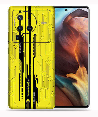 OggyBaba Vivo X80 Pro 5g, Cyberpunk Yellow Mobile Skin(Multicolor)