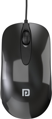 Portronics Toad 26 POR 1630 Wired Ambidextrous Optical Mouse(USB 2.0, Black)