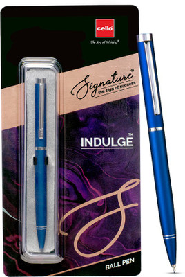 Cello Signature Indulge: Father's Day Gift for Dad Ball Pen(Ink Color - Blue)