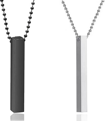 Agarwalproduct Rhodium Alloy Pendant Set