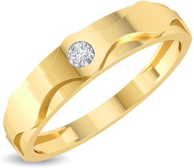 KISNA Real Diamond Jewellery 14kt Diamond Yellow Gold ring