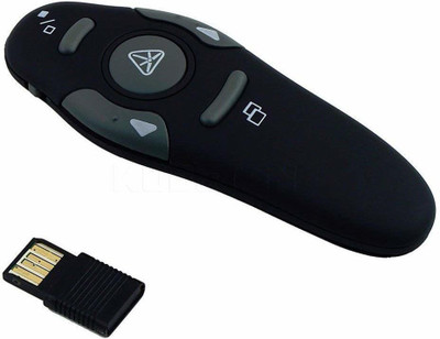 Jihaan Wireless Remote Control Professional Laser Pointer Wireless presenter black Presenter(Black)