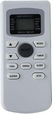Haimac AC Remote No. 116B Compatible with Remote Control IFB AC Remote Controller(White)