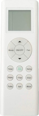 J.K. WEBSHOP AC Remote Compatible for  Ac With Backlight Hitachi Remote Controller(White)