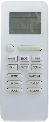 NixGlobal 221 AC Remote Compatible with GODREJ AC Remote Controller(White)