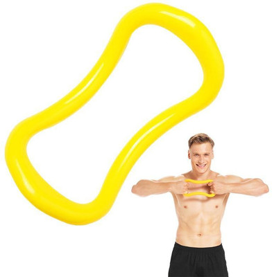 ActrovaX Yoga Ring Home Workout Magic Circle Pilates Yoga Stretching Ring-X150 Resistance Tube(Yellow)